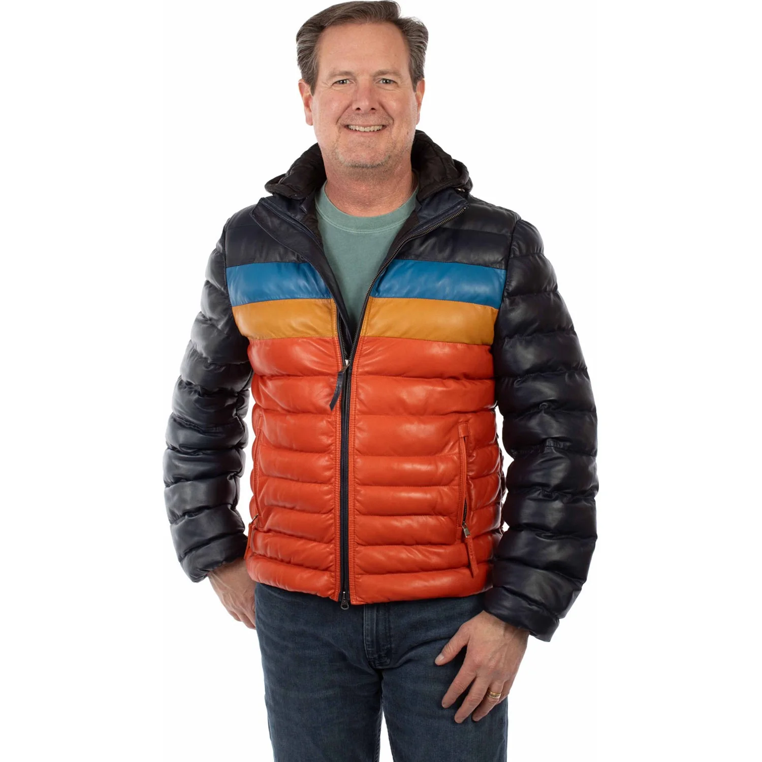 Scully - Mens Multi Color Puffer Jacket