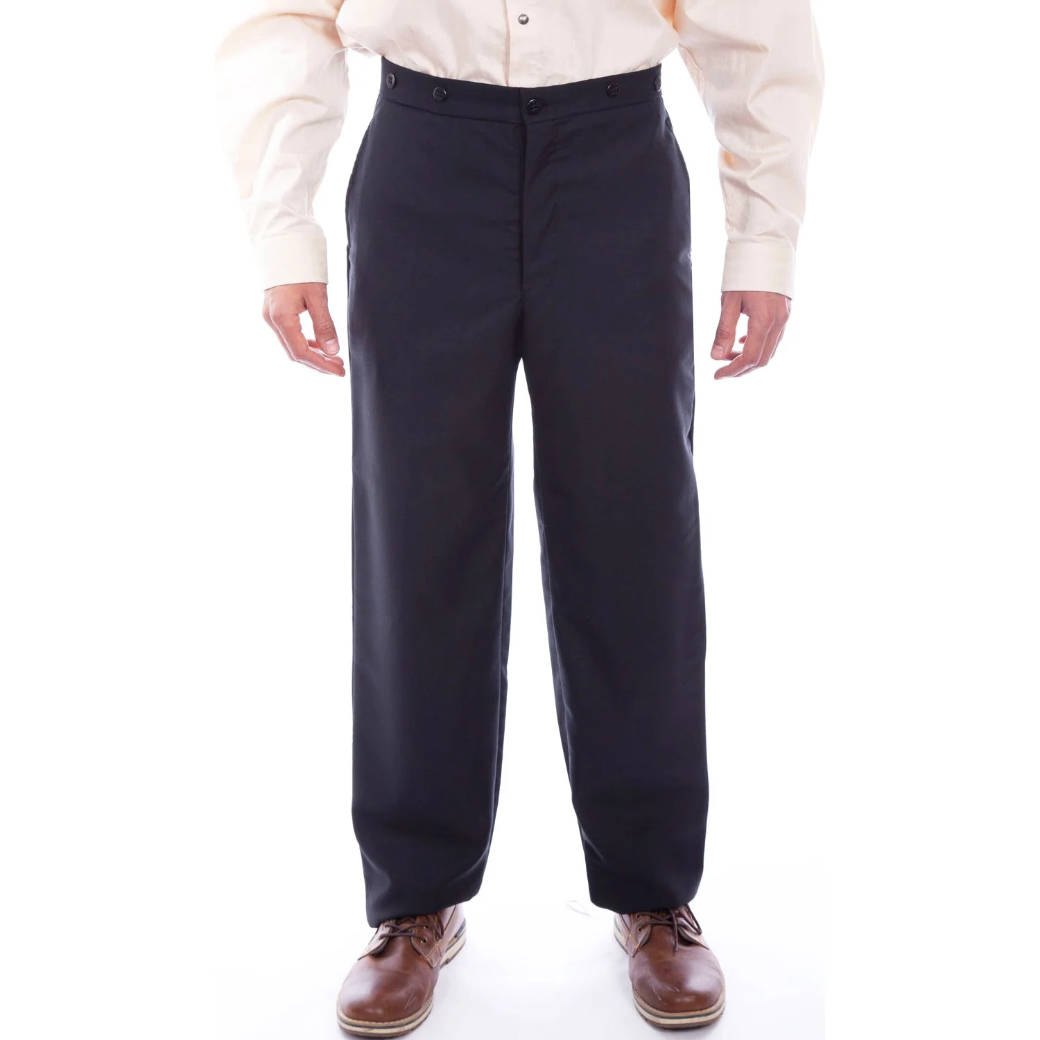 Scully - Mens Solid Wool Blend Pant - Image 2