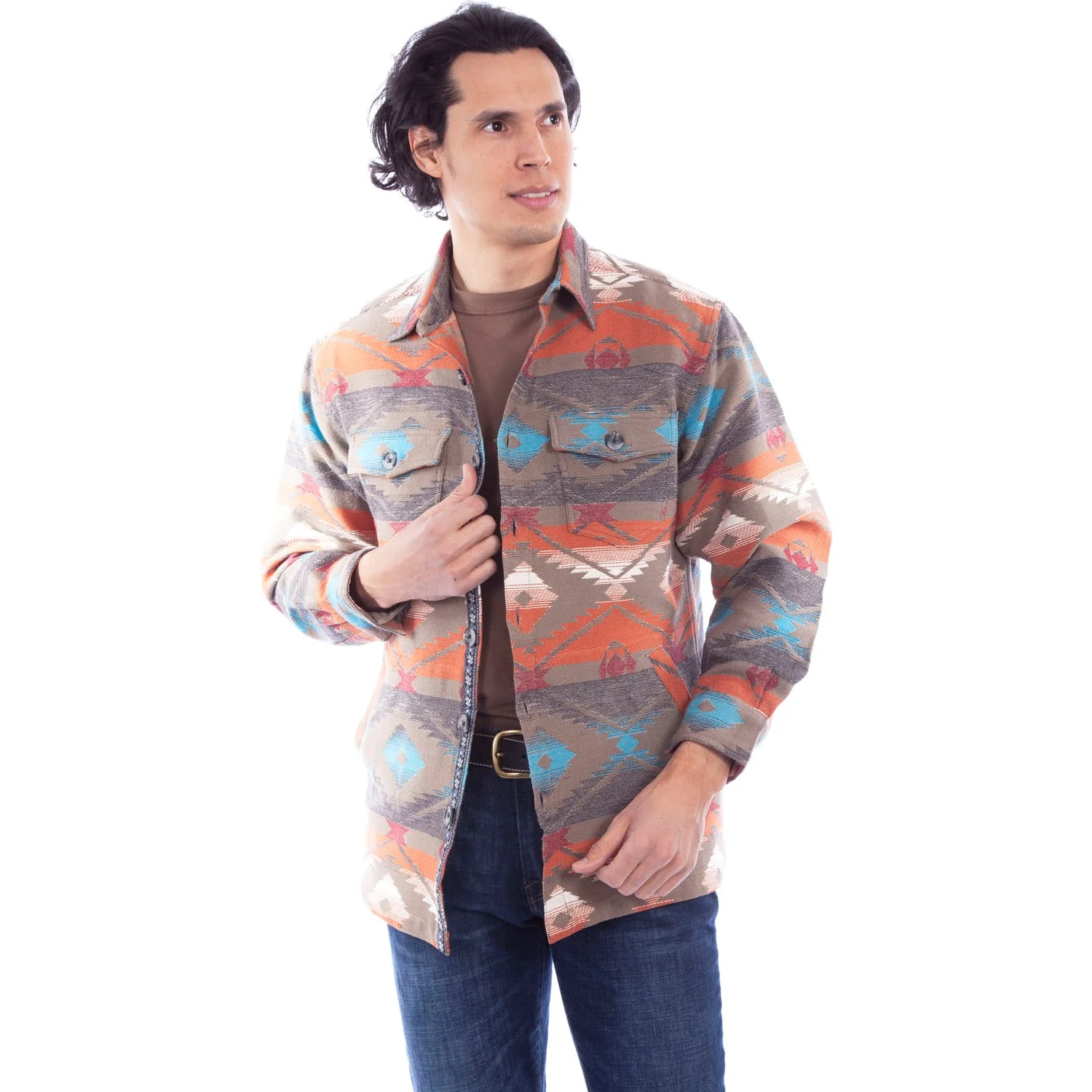 Scully - Mens Southwest Shirt/Jacket - Image 2