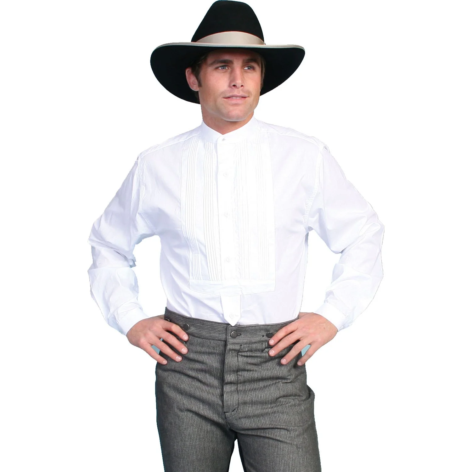 Scully - Mens Tuxedo Front Shirt