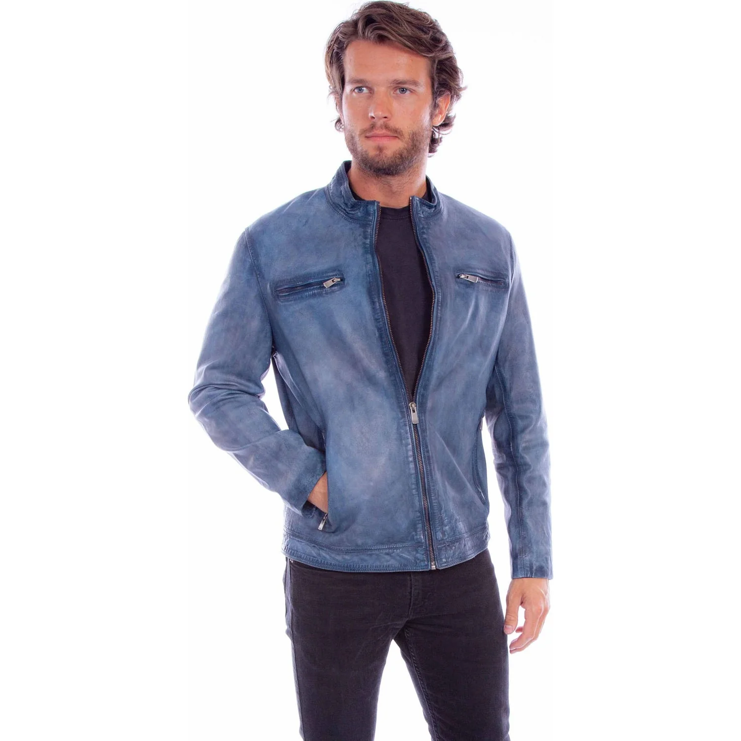 Scully - Mens Zip Front Jacket (1054) - Image 3