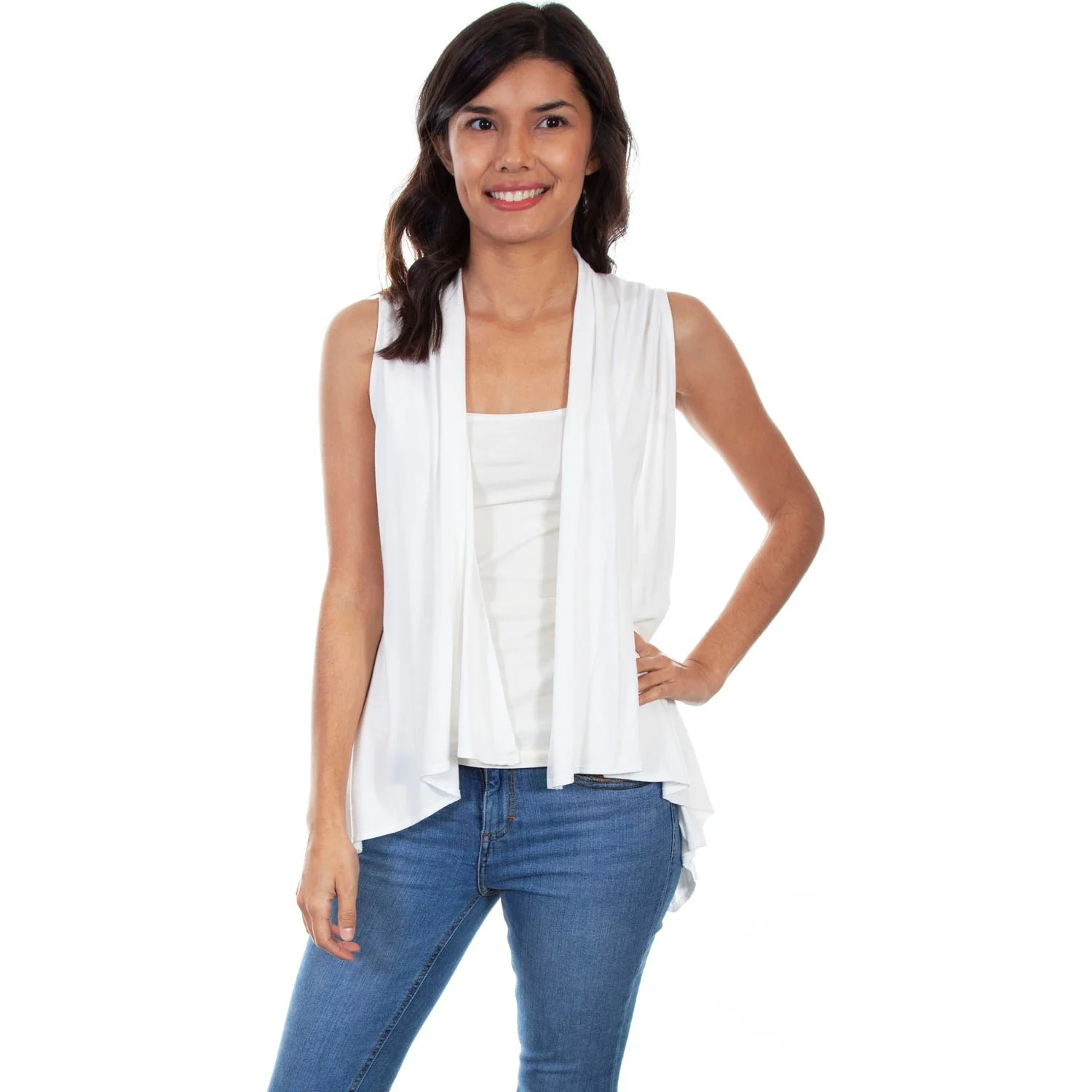 Scully - Womens Lace Knit Vest - Image 2