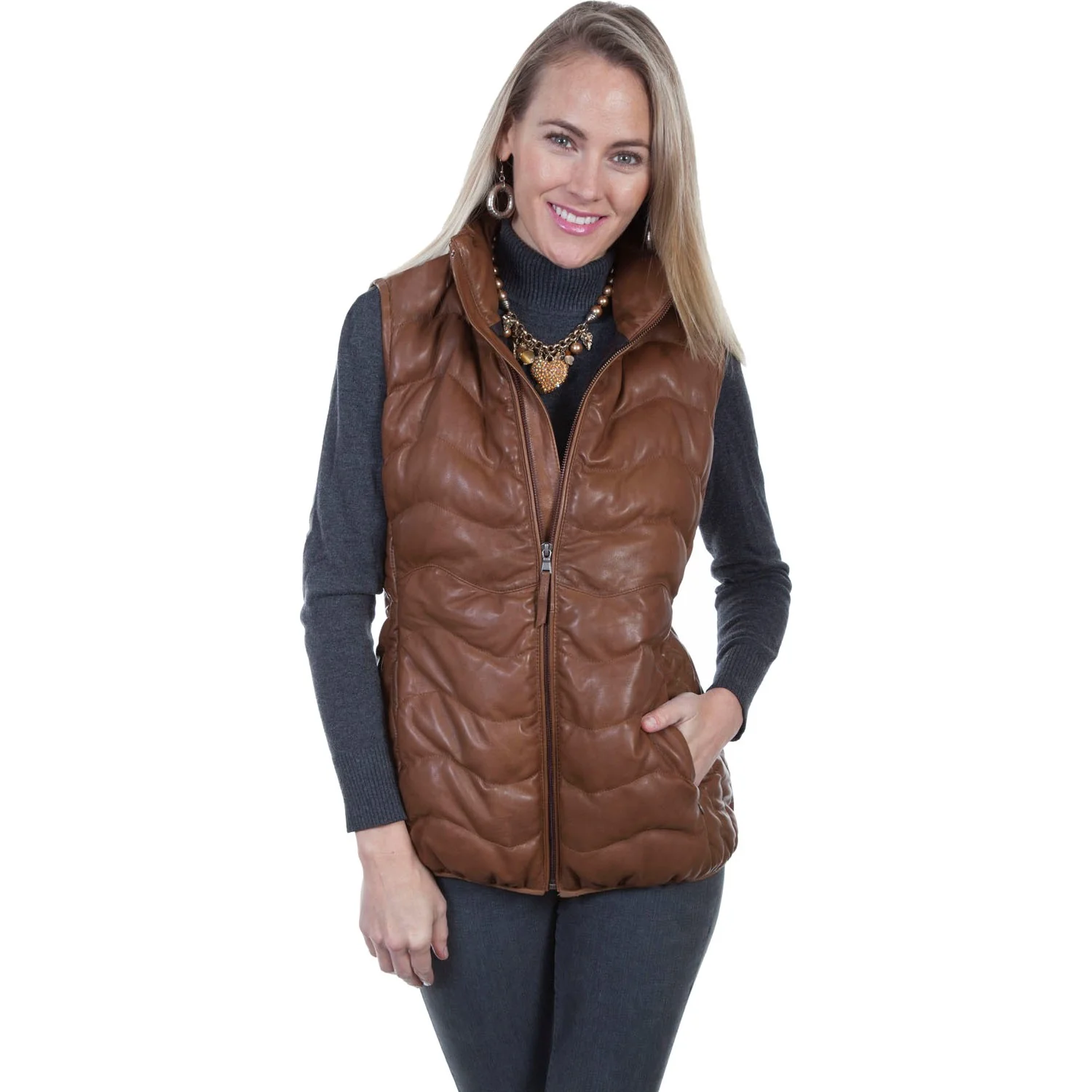 Scully - Womens Ribbed Vest - Image 2