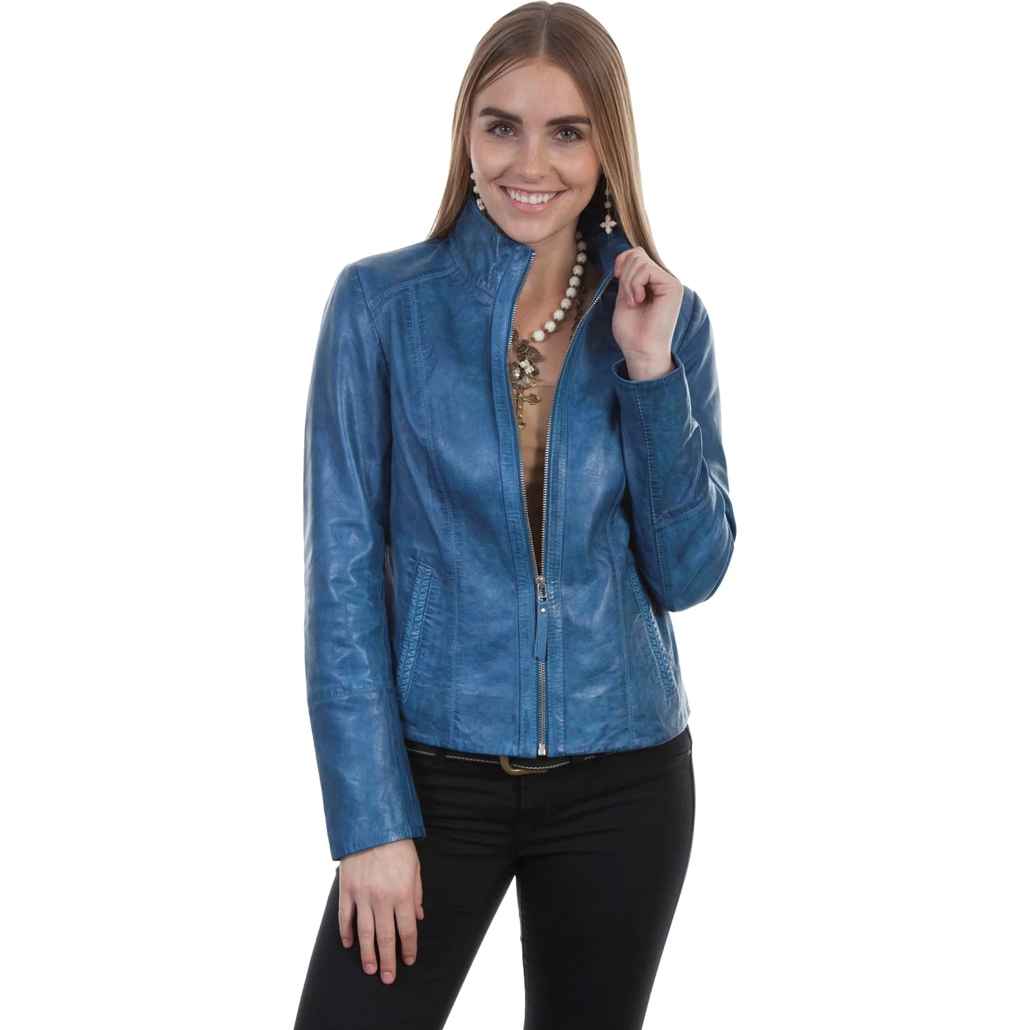 Scully - Womens Zip Front Jacket - Image 3