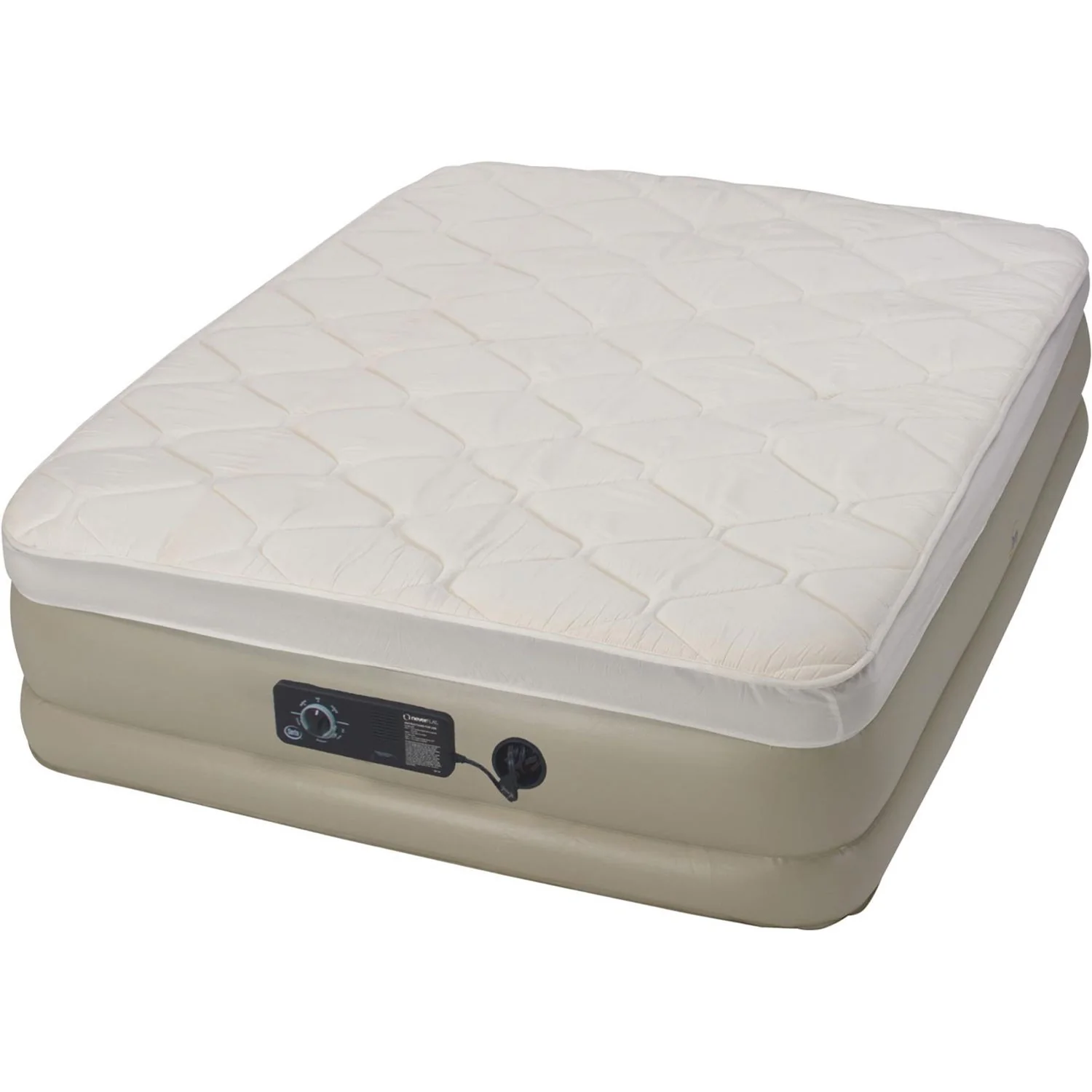 Serta - Serta 18 Inch Raised Queen Pillow Top NeverFlat Pump