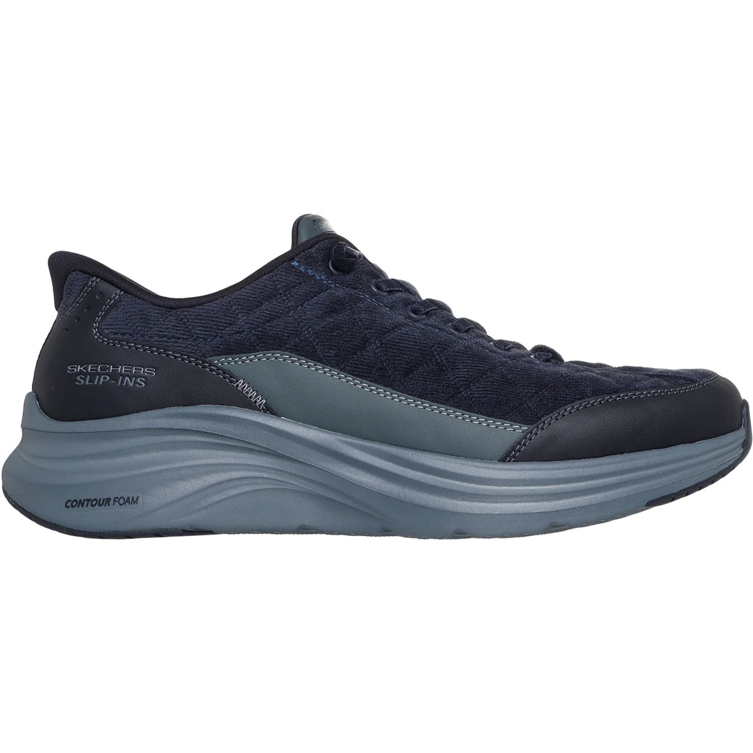 Skechers - Mens Hands Free Slip-Ins Contour Foam Cozy Fit Cordelux Sneaker - Image 3