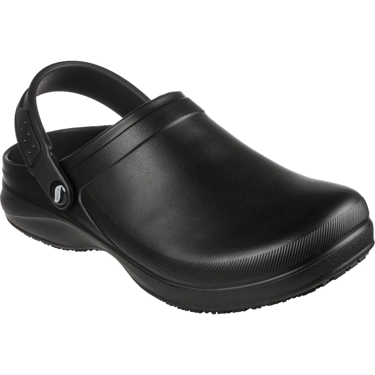 Skechers - Mens Work Arch Fit: Riverbound Sr Slip On Shoes