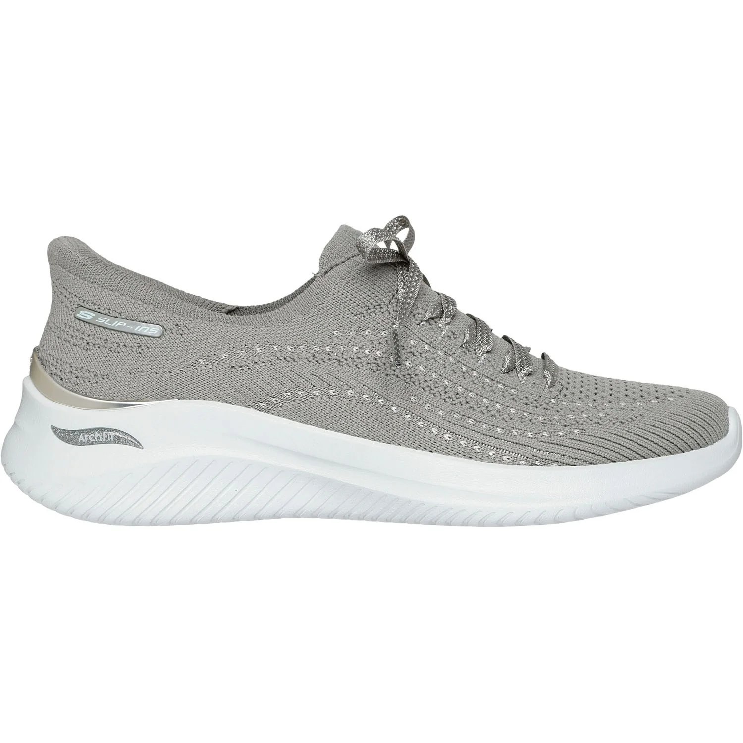 Skechers - Womens Martha Stewart: Arch Fit Ultra Flex 3.0 - Metallic Grace Slip On Shoes - Image 4