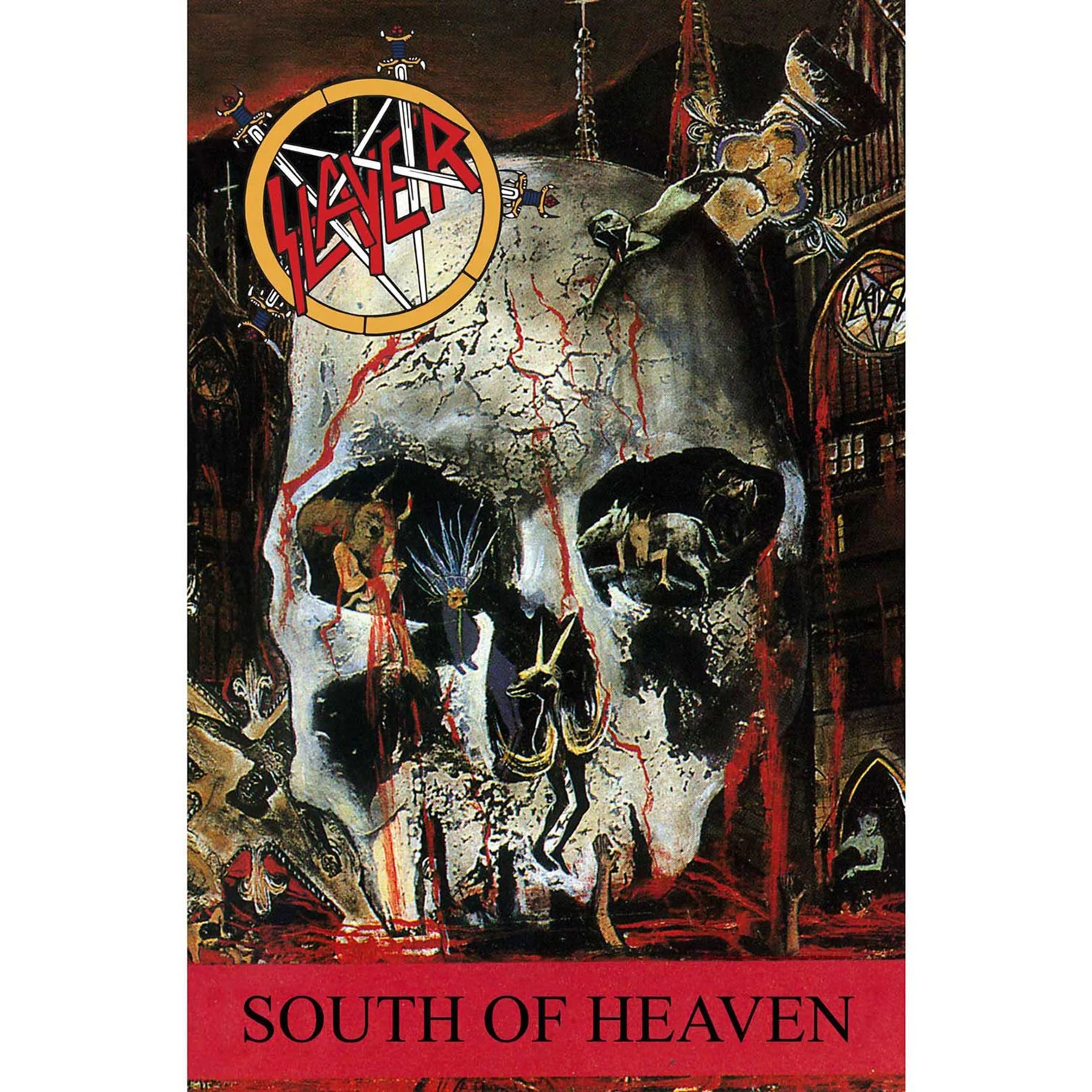 Slayer - Unisex South Of Heaven Textile Poster - Image 2