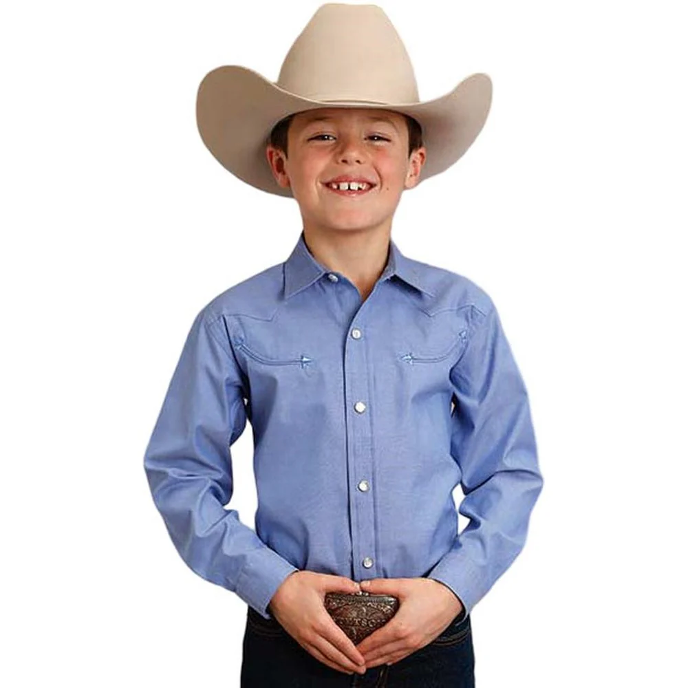 Stetson - Boys Long Sleeve Woven Shirt - Image 2