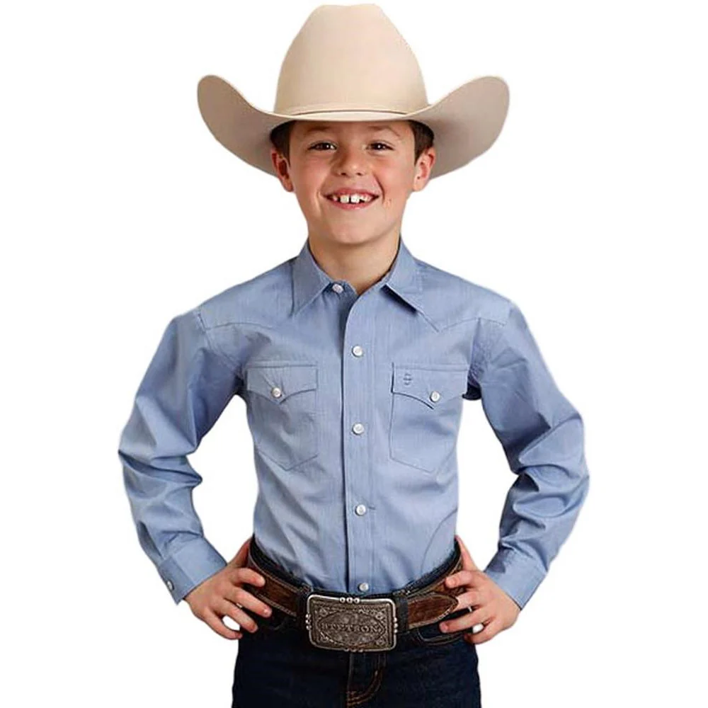 Stetson - Boys Long Sleeve Woven Shirt - Image 2