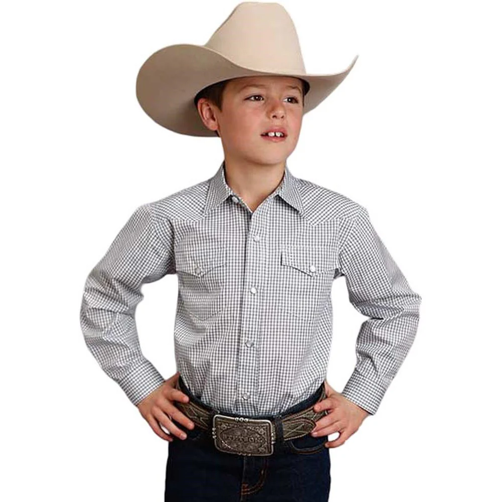 Stetson - Boys Long Sleeve Woven Shirt - Image 2