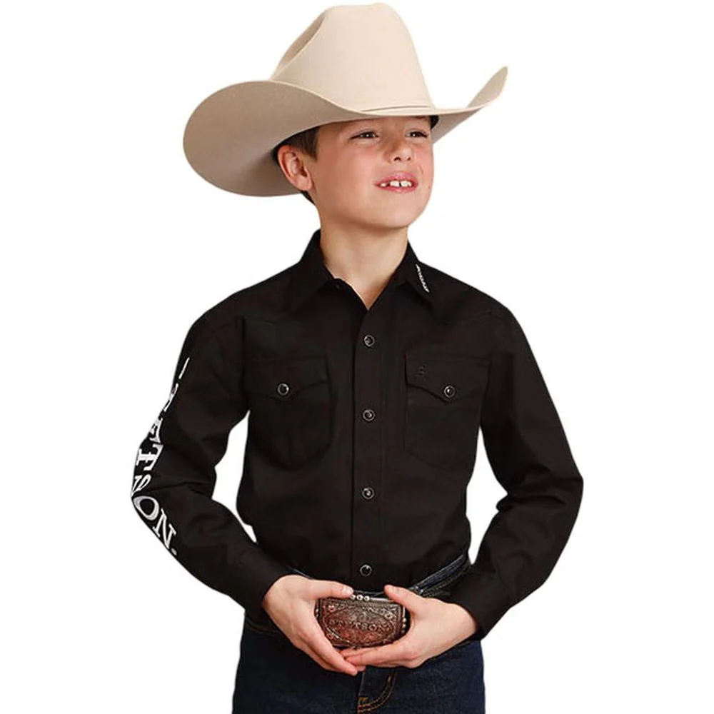 Stetson - Boys Long Sleeve Woven Shirt - Image 2
