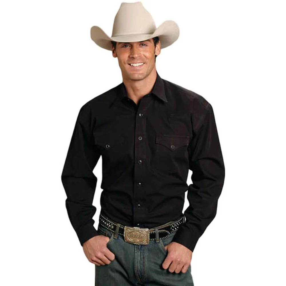 Stetson - Men Classic Western Long Sleeve Shirt