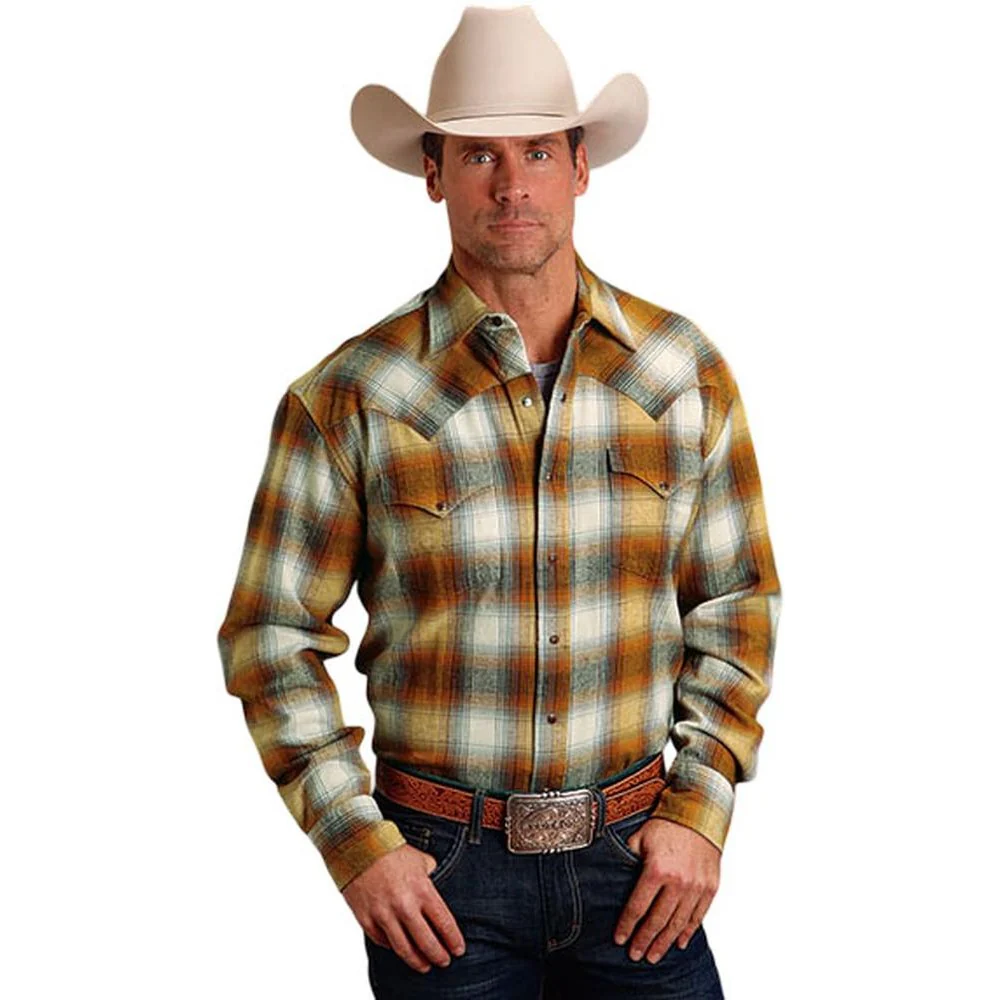 Stetson - Men Original Rugged Long Sleeve Shirt - Image 2