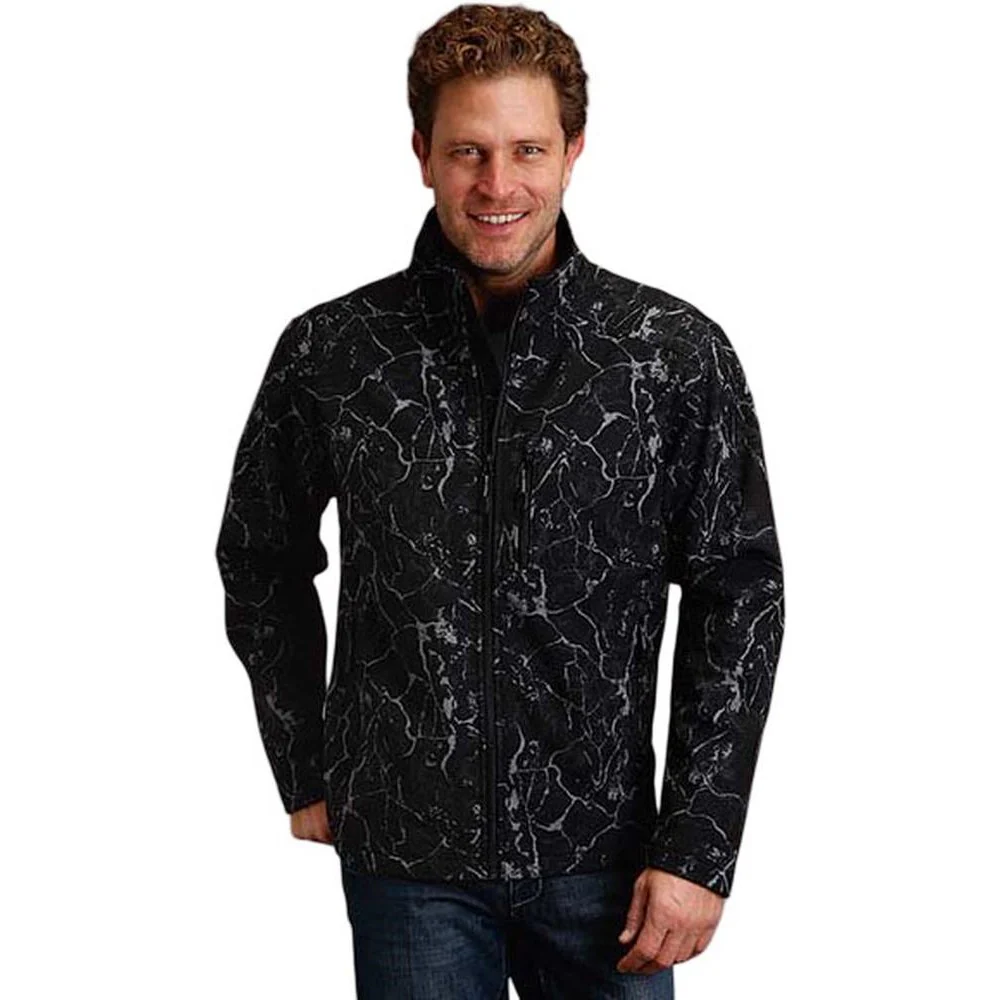 Stetson - Men Range Print Softshell Tech Jacket