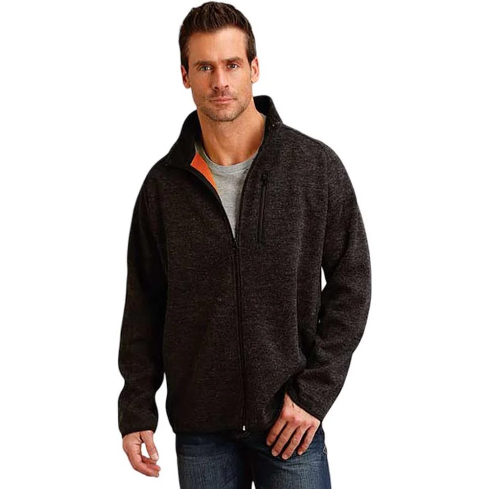 Stetson - Mens Fuzzy Bonded Sweater Outerwear - Image 2