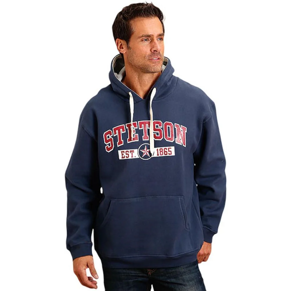 Stetson - Mens Hooded Sweatshirt Fleece - Image 2
