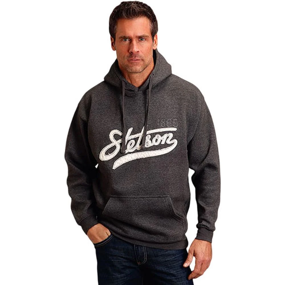Stetson - Mens Hooded Sweatshirt Fleece - Image 2