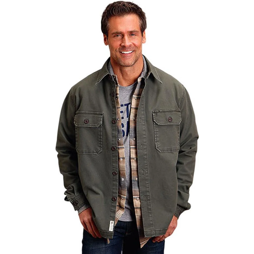 Stetson - Mens Stretch Canvas Coat Outerwear - Image 2
