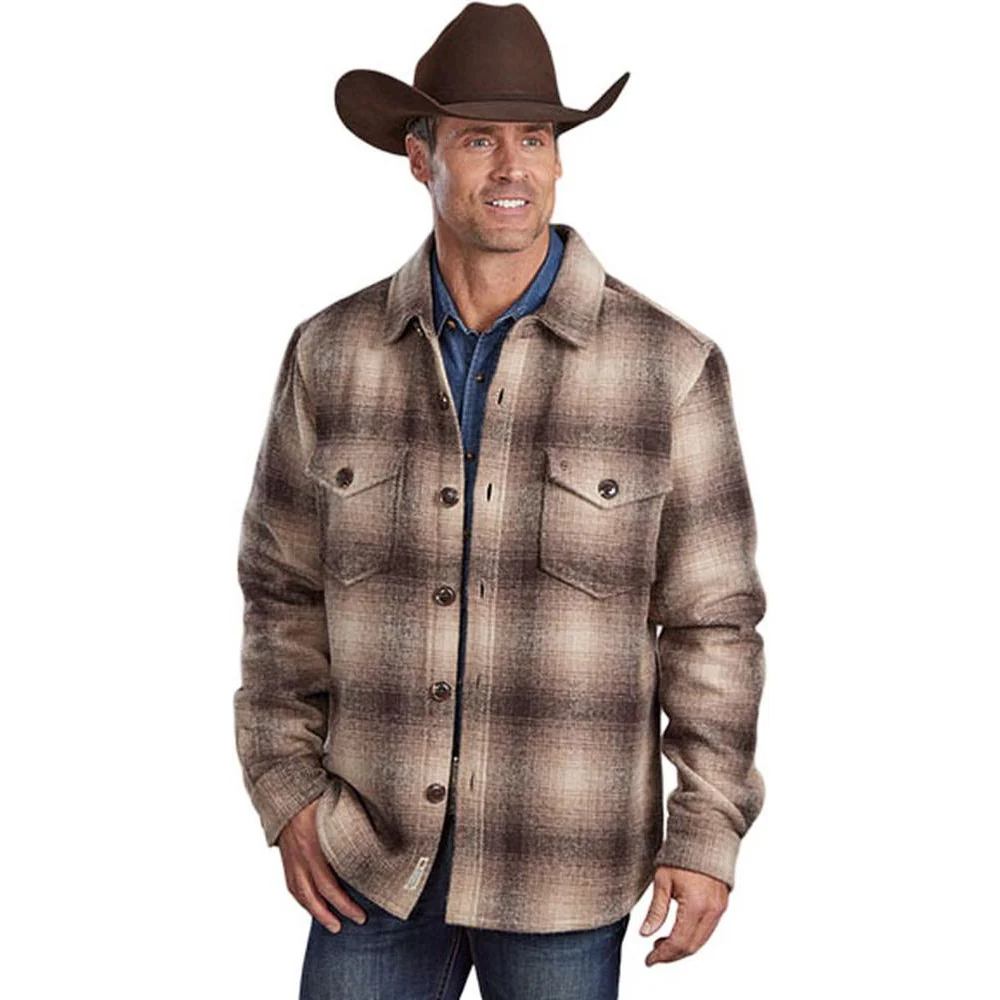 Stetson - Mens Wool Shirt-Jacket Outerwear - Image 2