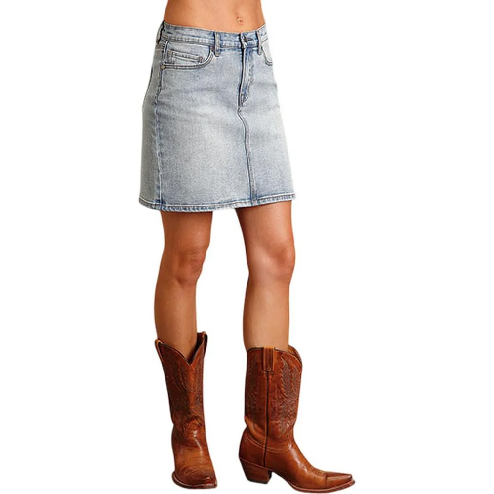 Stetson - Women Denim 5 Pocket Skirt