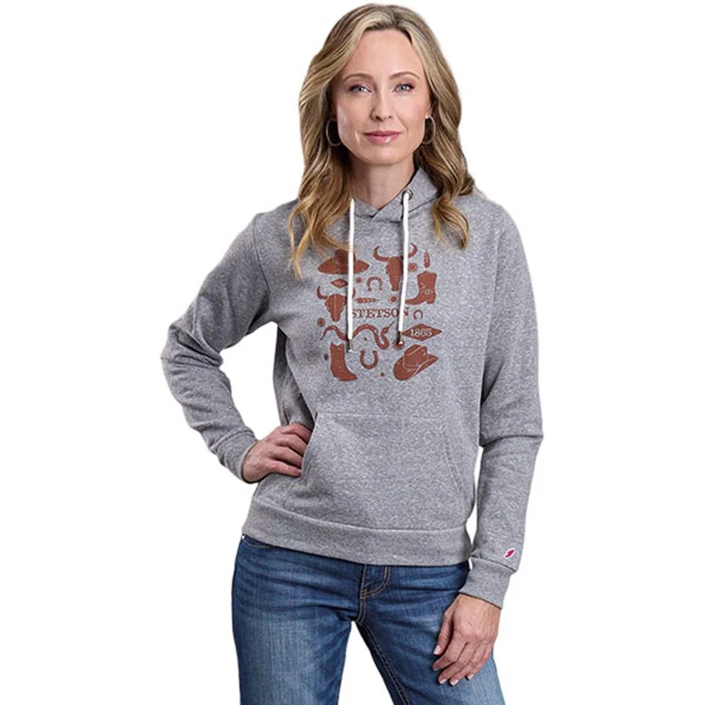 Stetson - Women Fleece Hooded Sweatshirt - Image 2