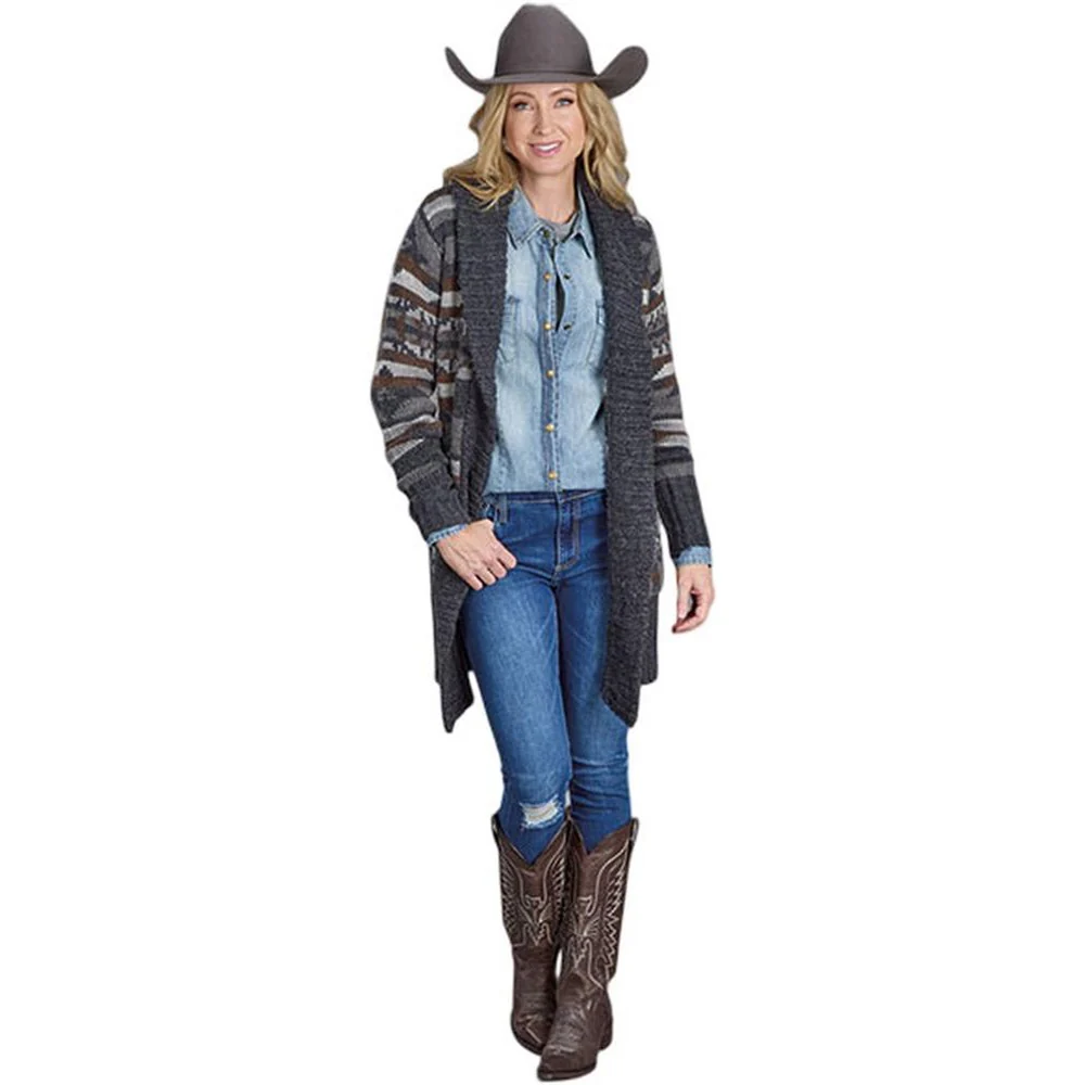 Stetson - Women Long Sleeve Aztec Sweater