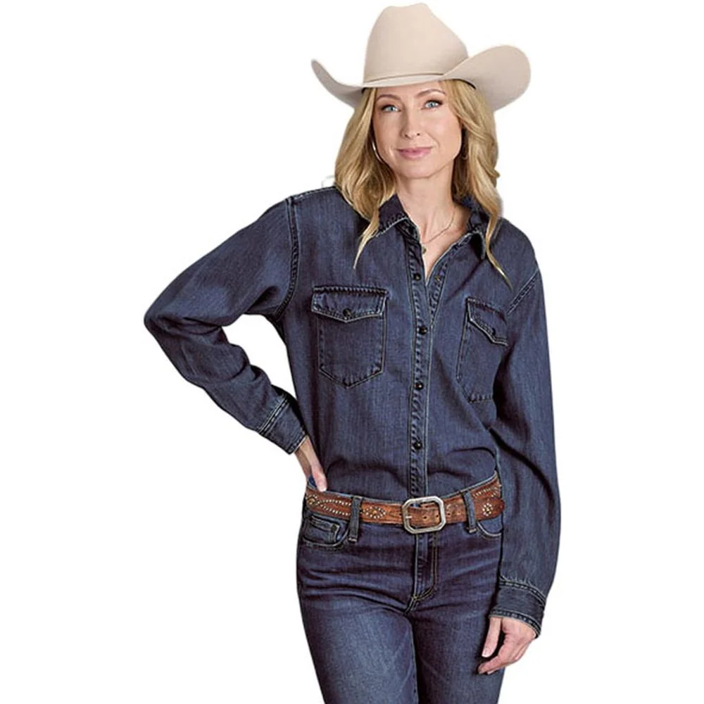 Stetson - Women Oversized Collared Shirt - Image 2