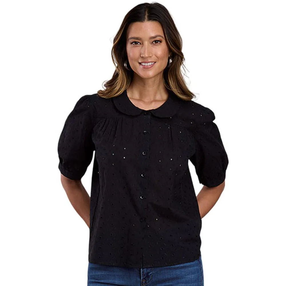 Stetson - Women Short Sleeve Collared Blouse - Image 2