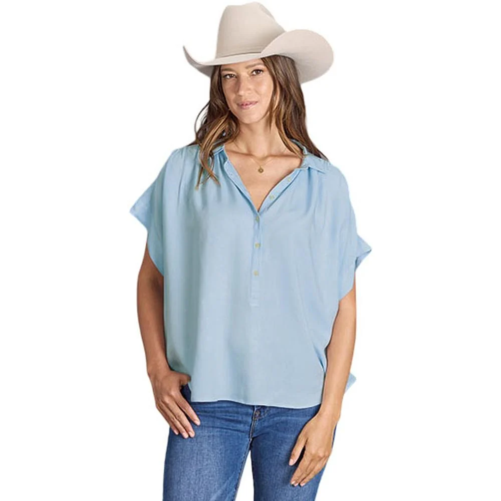 Stetson - Women Short Sleeve Collared Blouse - Image 2