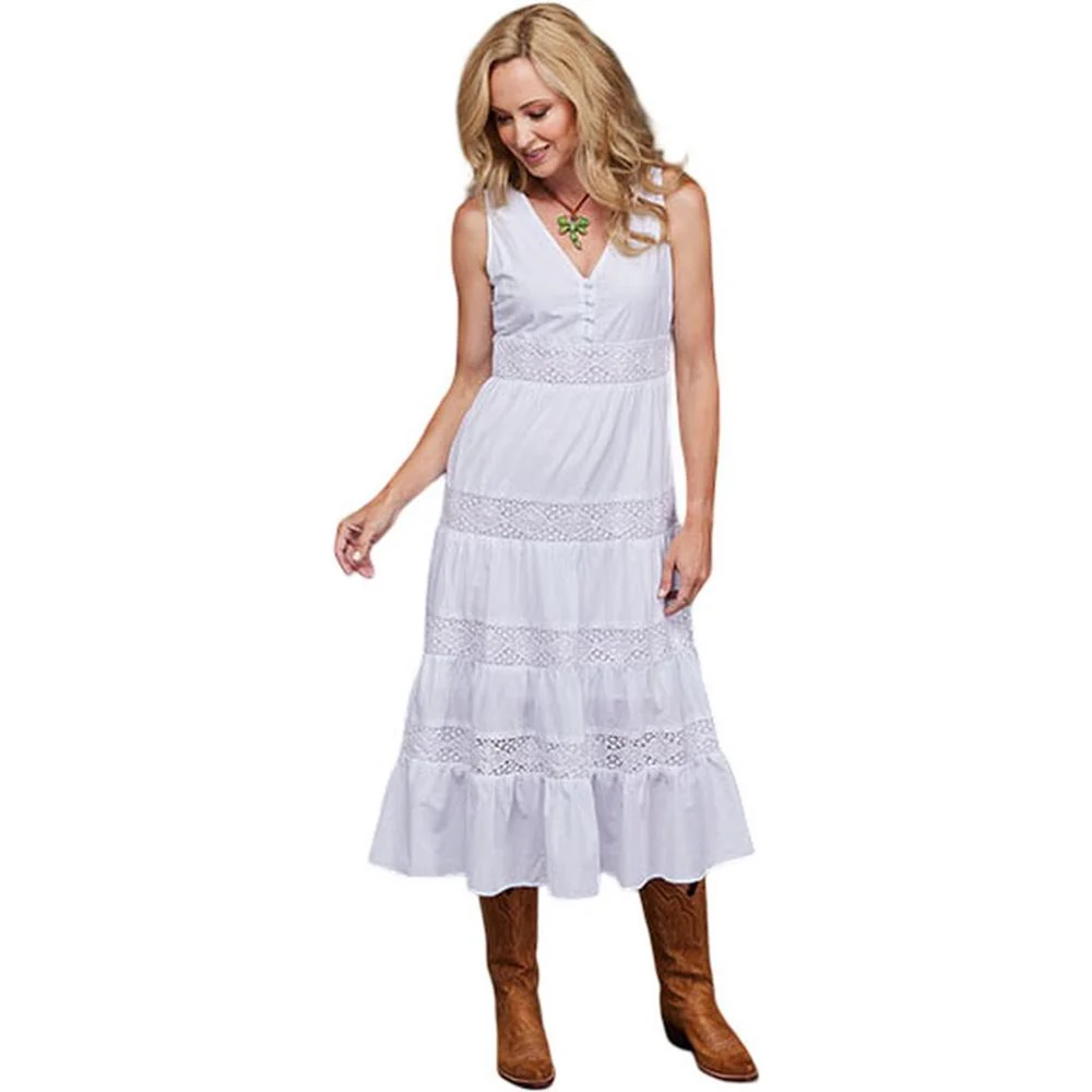 Stetson - Women Sleeveless Tiered Dress