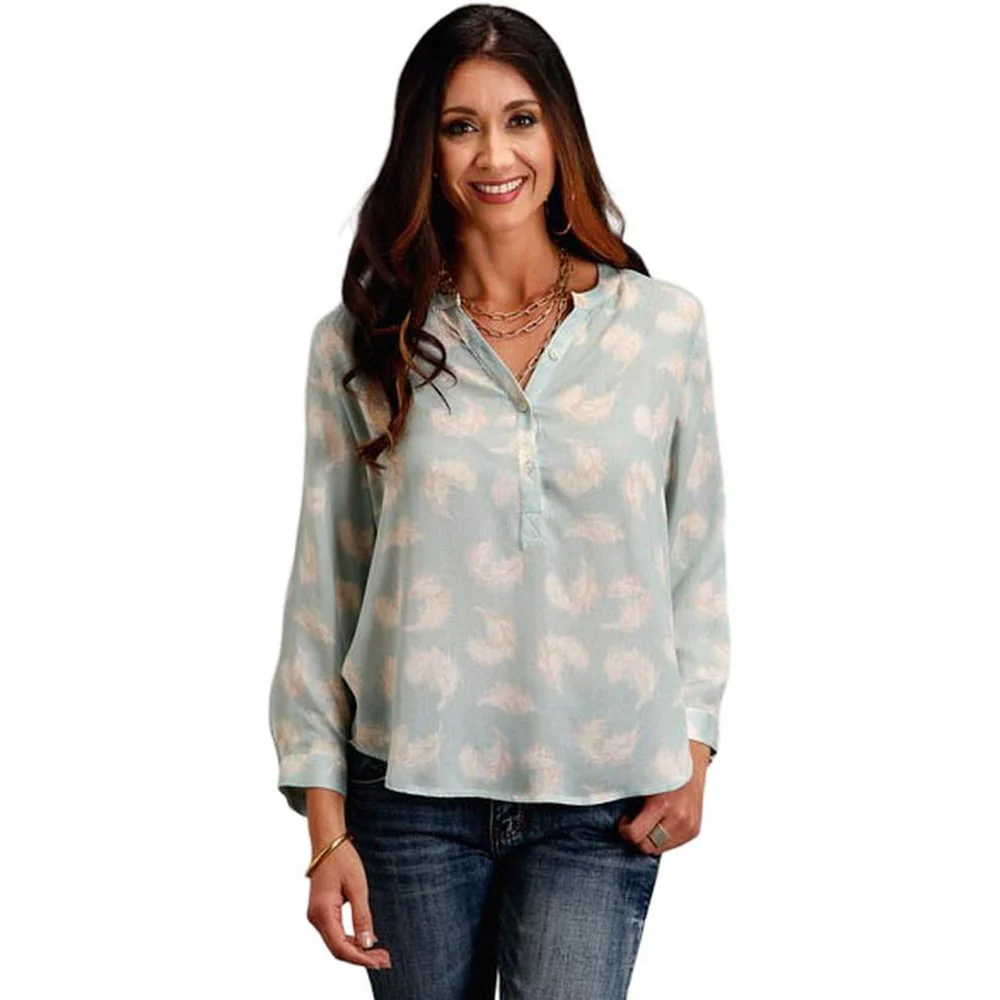 Stetson - Women Three Quarter Length Sleeve Blouse