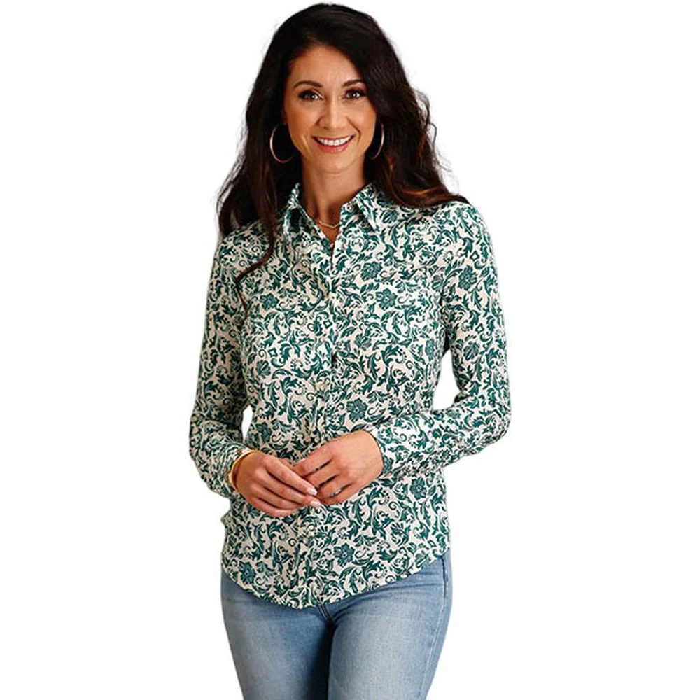 Stetson - Women Western Long Sleeve Blouse - Image 2