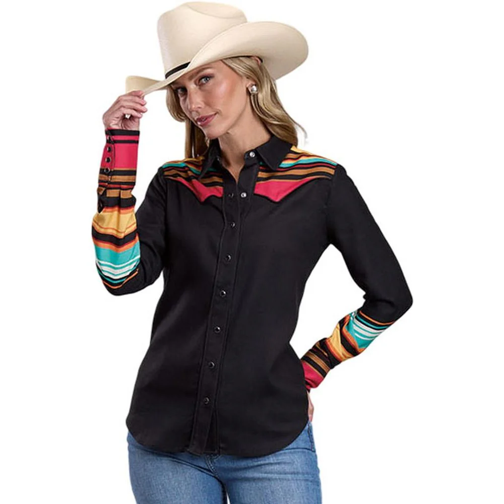 Stetson - Women Western Long Sleeve Blouse - Image 2