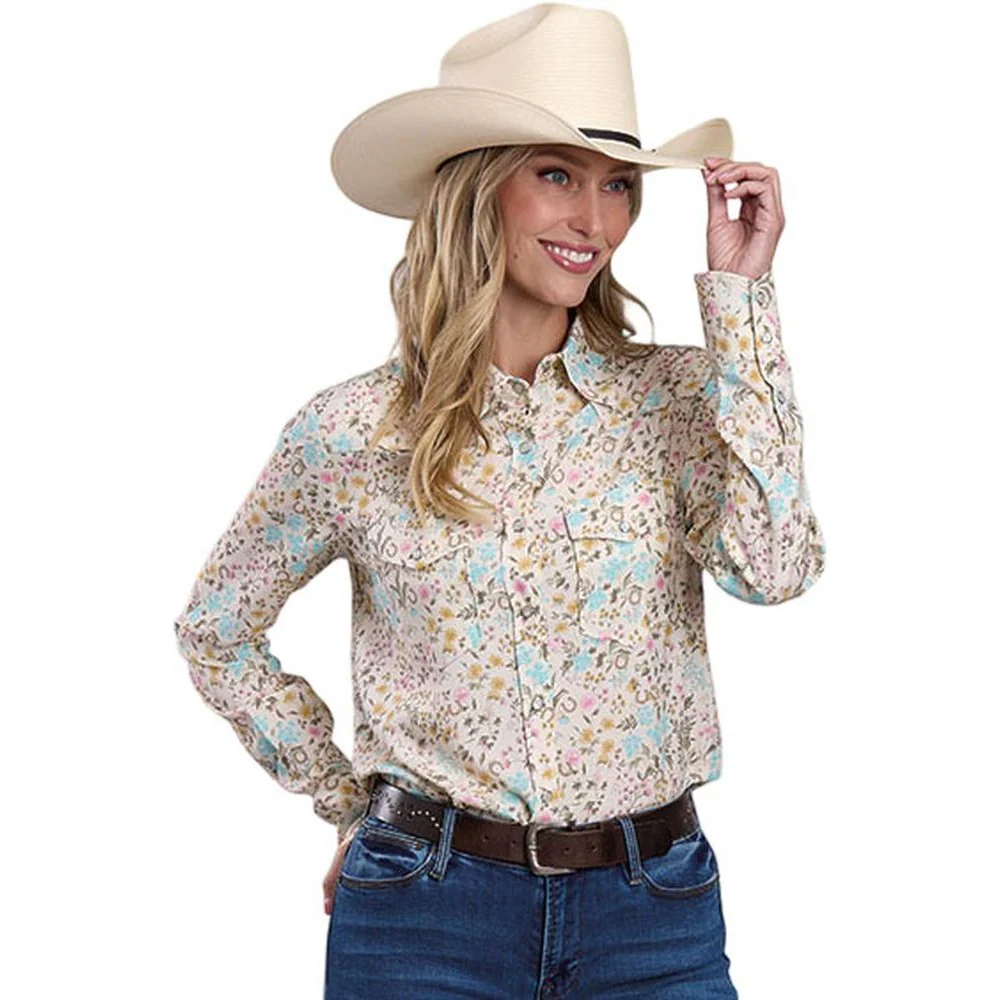 Stetson - Women Western Long Sleeve Blouse