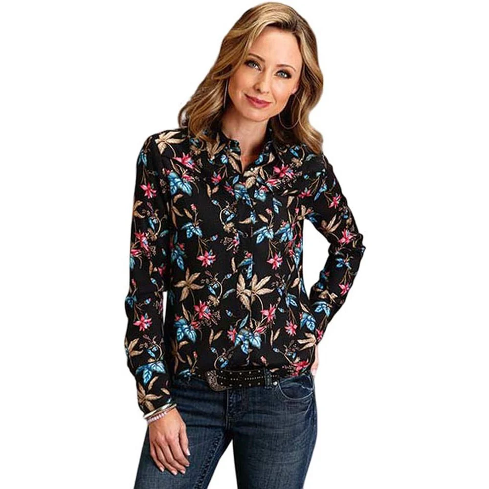 Stetson - Women Western Long Sleeve Blouse - Image 2