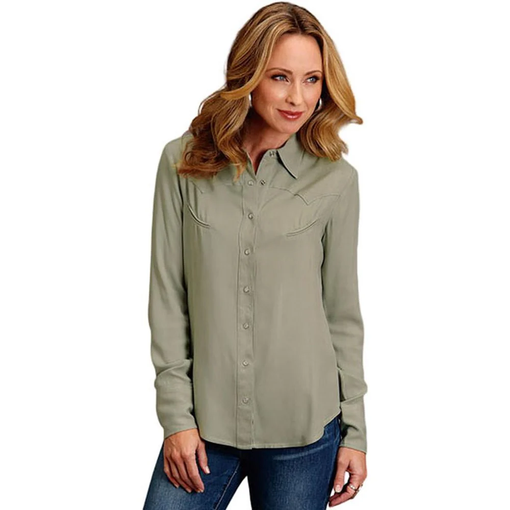 Stetson - Women Western Long Sleeve Blouse - Image 2