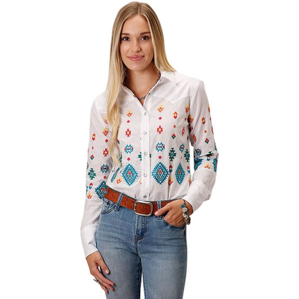 Stetson - Women Western Style Long Sleeve Blouse - Image 2