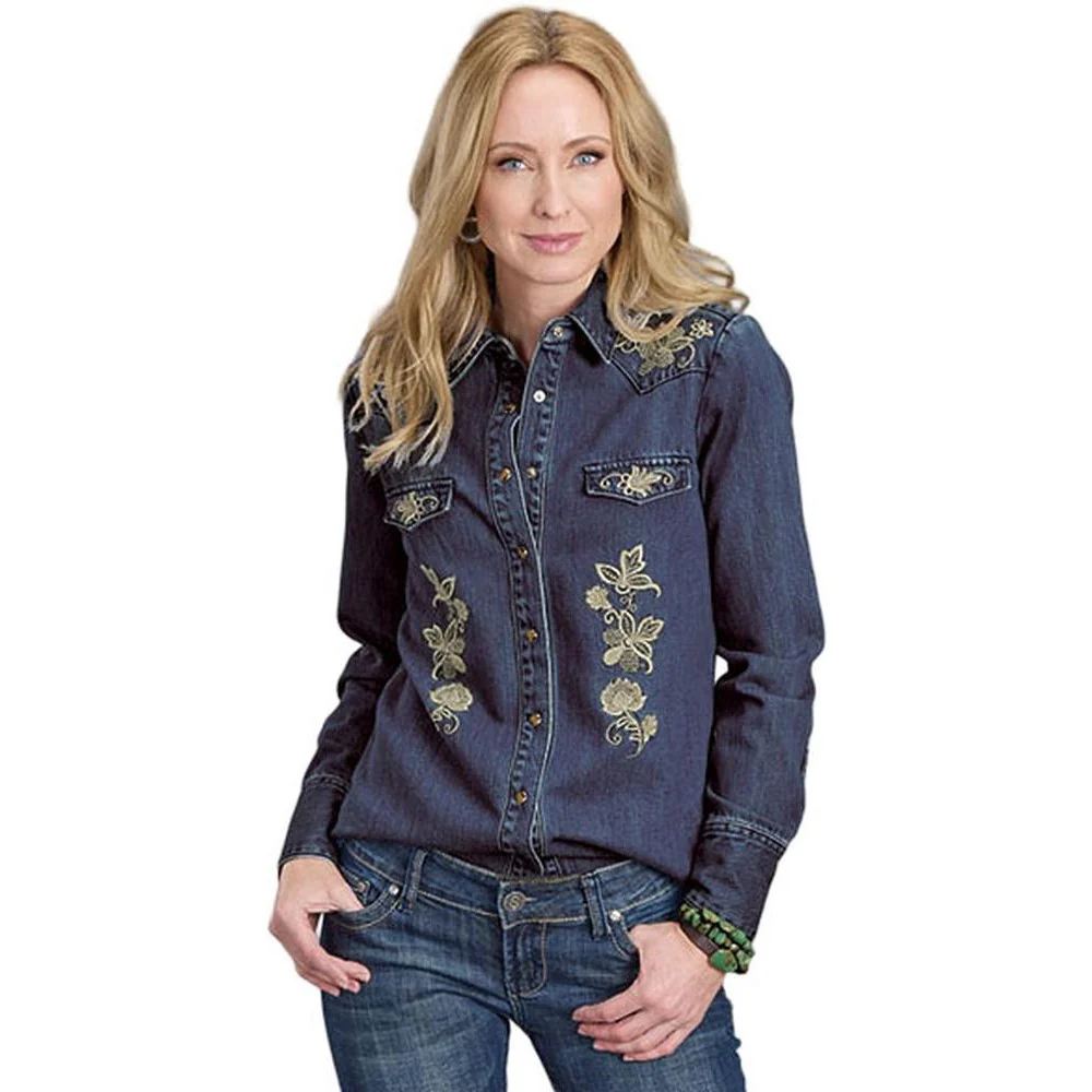 Stetson - Women Western Style Long Sleeve Blouse - Image 2