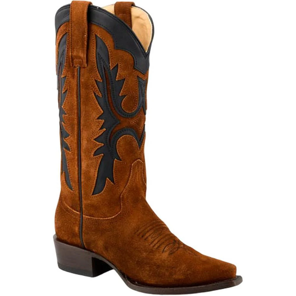 Stetson - Womens Cheyenne Suede Western Boot - Image 2