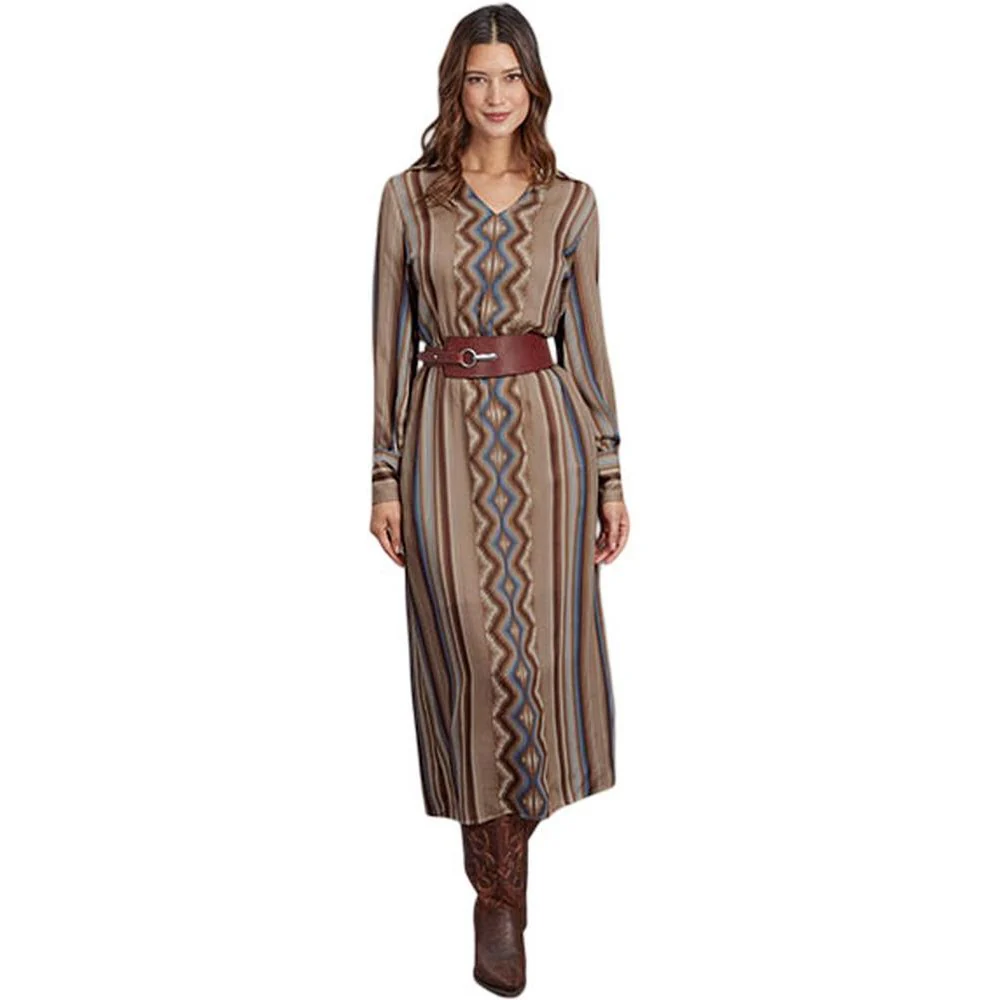 Stetson - Womens Dress Sand Serape Print Western Mid Length - Image 2