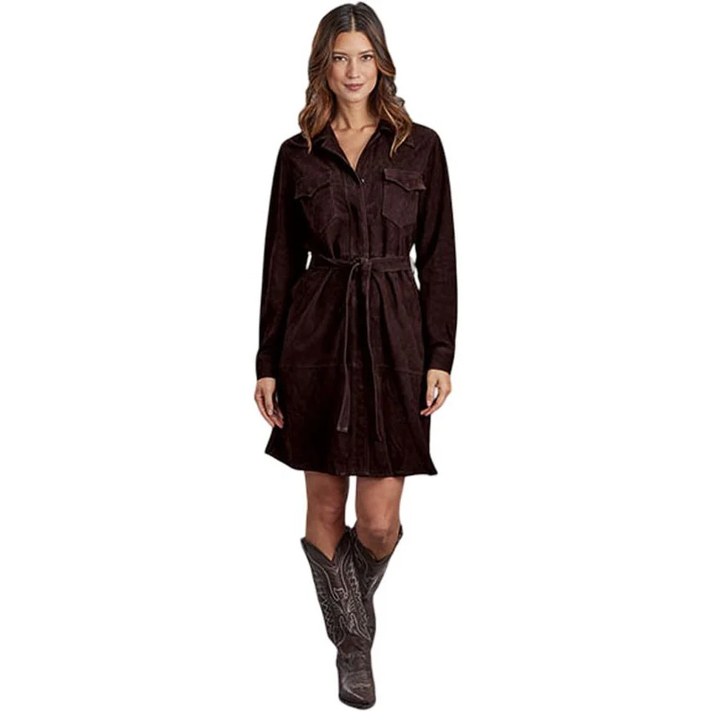 Stetson - Womens Dress Suede Western Shirt - Image 2