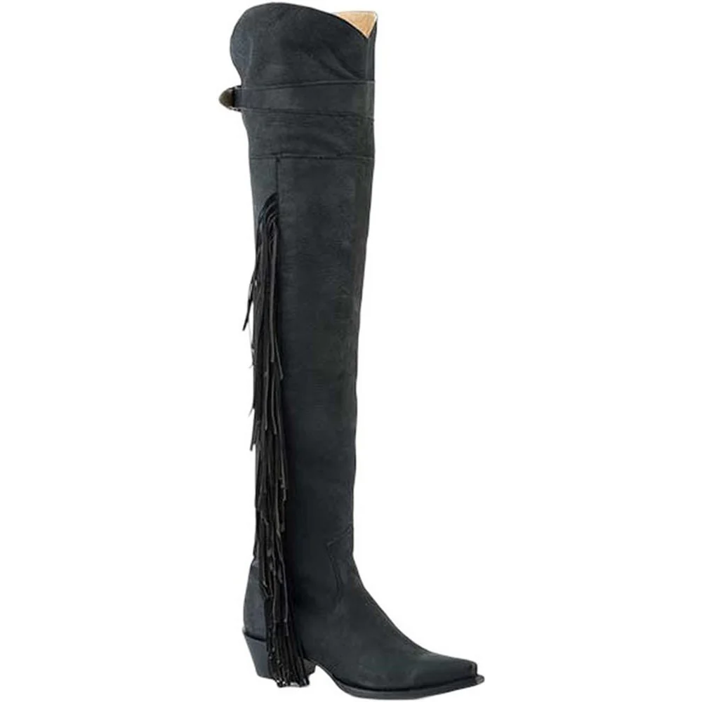 Stetson - Womens Glam Over The Knee Western Boot - Image 2
