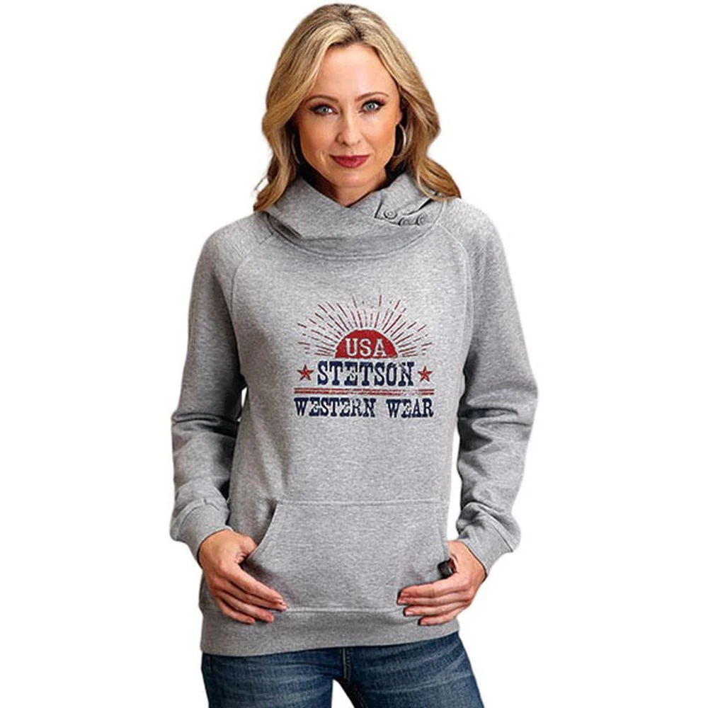 Stetson - Womens Hooded Sweatshirt - Image 2