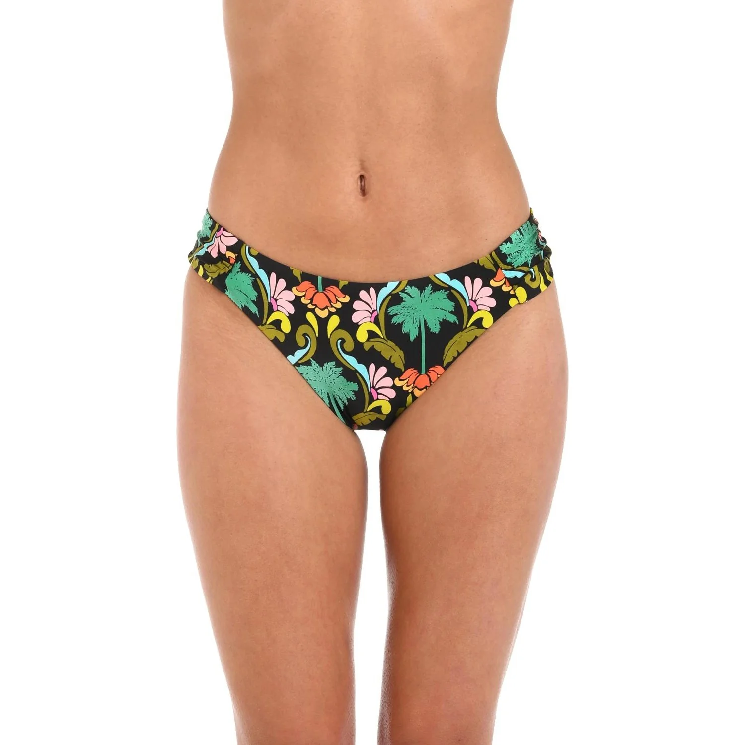 Sunshine 79 - Womens Mirage Shirred Side Hipster Swim Bottoms