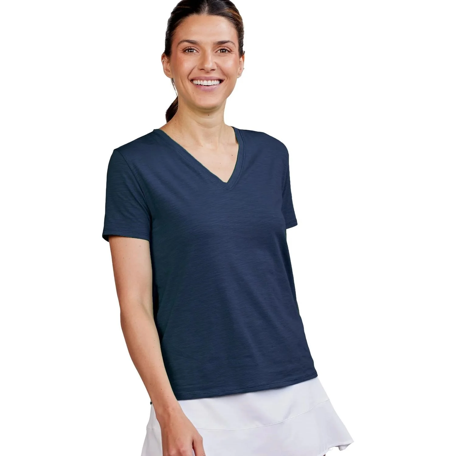Tasc Performance - Womens All Day V-Neck T-shirt - Image 2