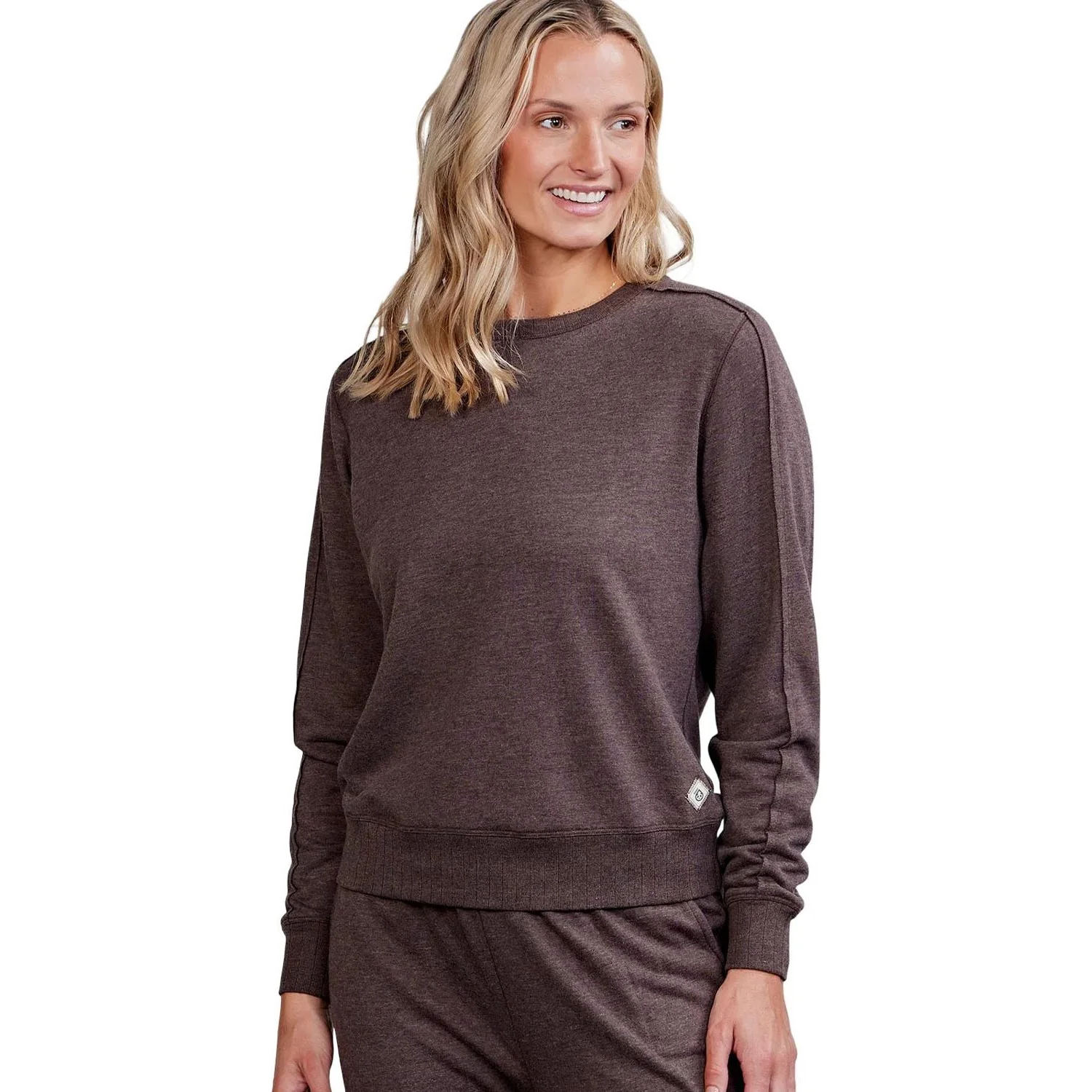 Tasc Performance - Womens Stadium Diagonal Fleece Terry Sweatshirt - Image 2