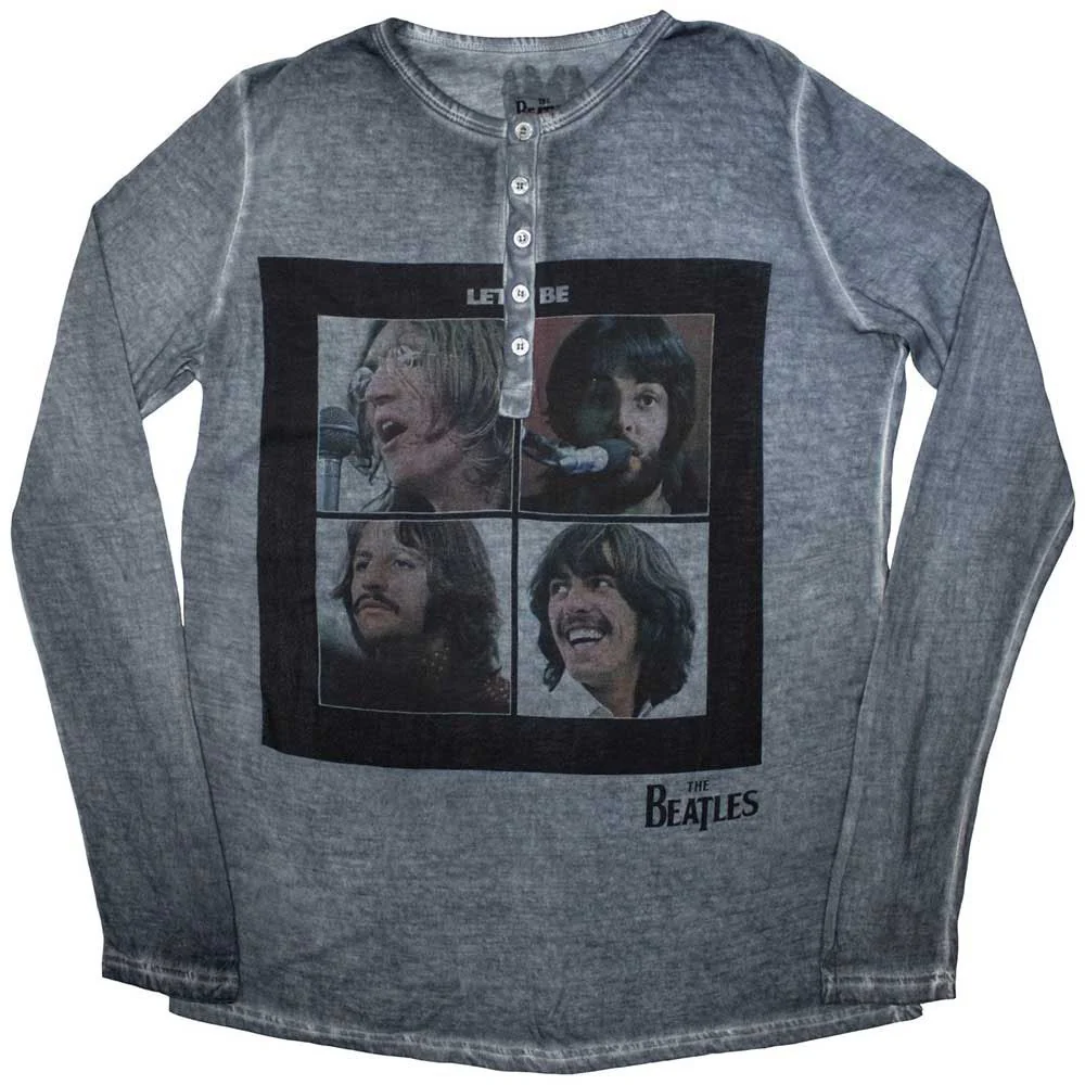 The Beatles - Unisex Let Be Stone Wash Long Sleeve T-Shirt - Image 3