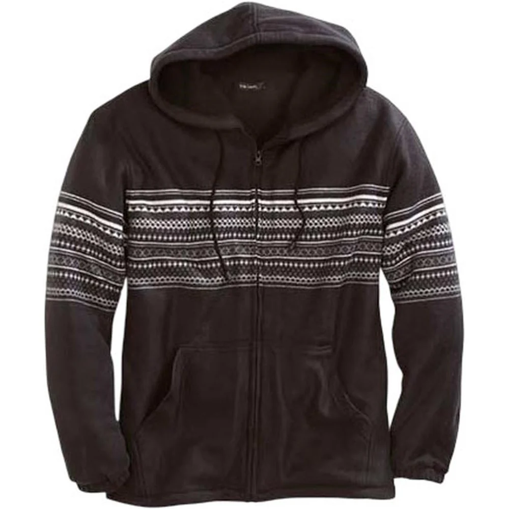 Tin Haul - Men Aztec Print Polar Fleece Jacket